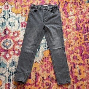 Good American Dark Gray Skinny Jeans